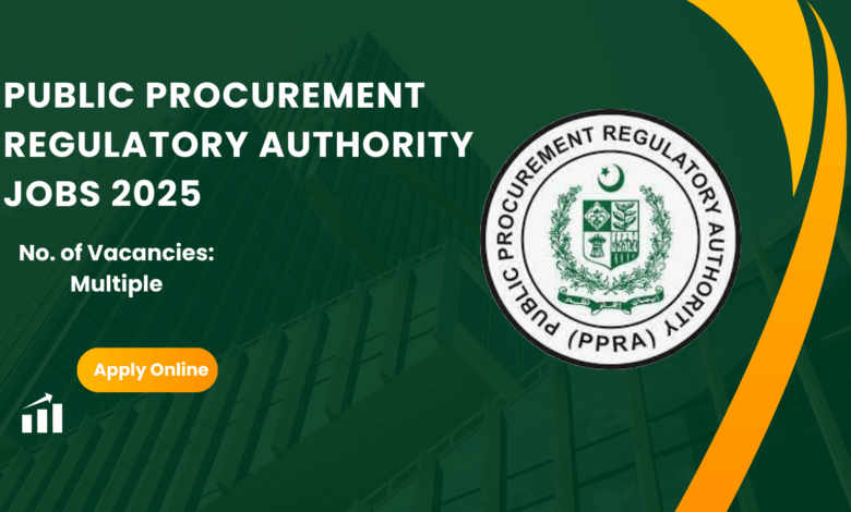 PPRA Jobs 2025 - Public Procurement Regulatory Authority Jobs 2025
