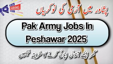 Pak Army Jobs In Peshawar 2025